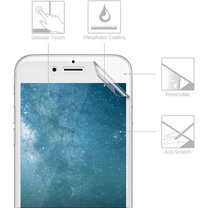 Захисна плівка для екрану Kwmobile 3x з матовим і покриттям антивідблиску для Apple iPhone 6/6S/7/8