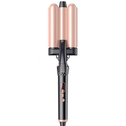 Потрійна плойка (щипці для укладання волосся) Bestope Hair Waver BP06016 Pink