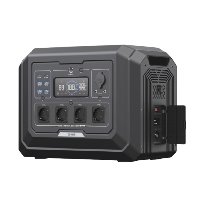 Комплект резервного живлення OUPES 3072Wh 2000W: зарядна станція OUPES Mega 1 S1 та додаткова батарея OUPES S2-BAT