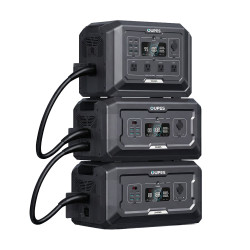 Комплект резервного живлення OUPES 3072Wh 2000W: зарядна станція OUPES Mega 1 S1 та 2 додаткові батареї OUPES S2-BAT