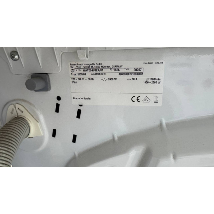 Пральна машина Bosch Serie 6 WAT28470EX White Б/В