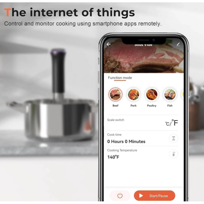 Су-вид Karienvir MZJ-22W Sous Vide Smart з керуванням через Wi-Fi