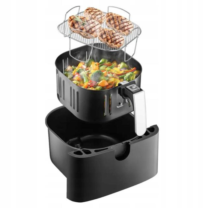 Аерофритюрка (мультипіч) Mozano Air Fry Master AGD/FRY/02#SRE Black