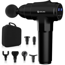 Вибрационный портативный массажер AERLANG EM13 Black