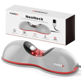 Масажер для шиї FliKEZE NeoNeck з прогріванням та червоним світлом