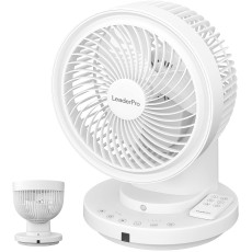Настільний вентилятор LeaderPro FS08A White