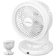 Настільний вентилятор LeaderPro FS08A White