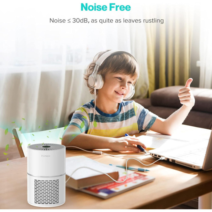 Портативний очищувач повітря HIMOX H07 White