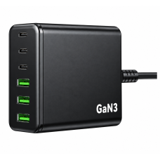 Портативний зарядний пристрій Z9A GaN3 100W Black