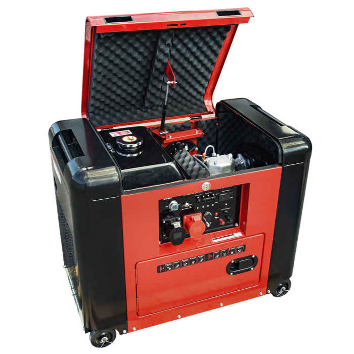 Генератор дизельний Vitals Master EST 7.0dsat dual power + ATS