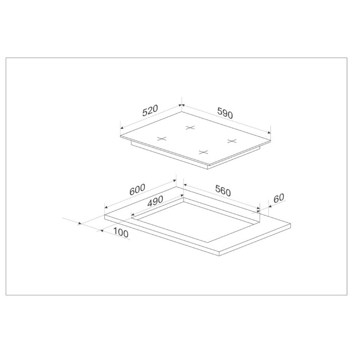 Варильна панель комбінована HANSA BHMI611302