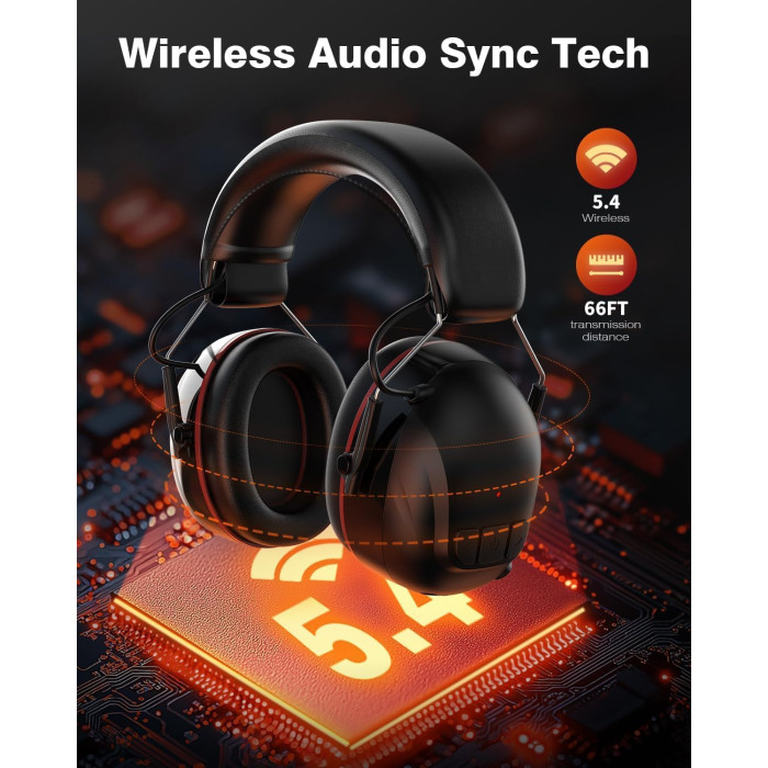 Протишумні захисні навушники Doohoeek Hearing Protector Version 6.0 Black