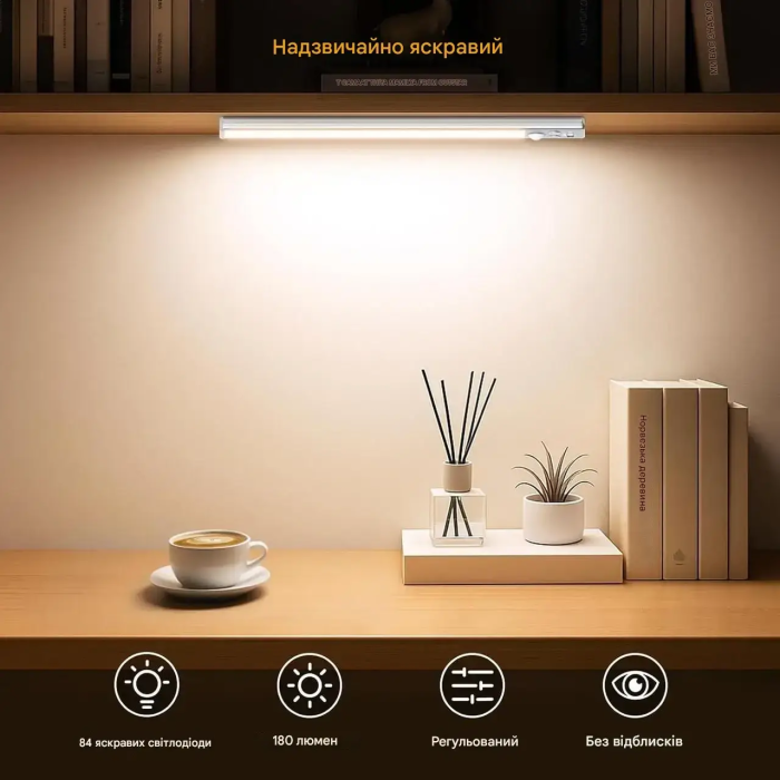 Акумуляторні LED-світильники Gritin G1358 із датчиком руху