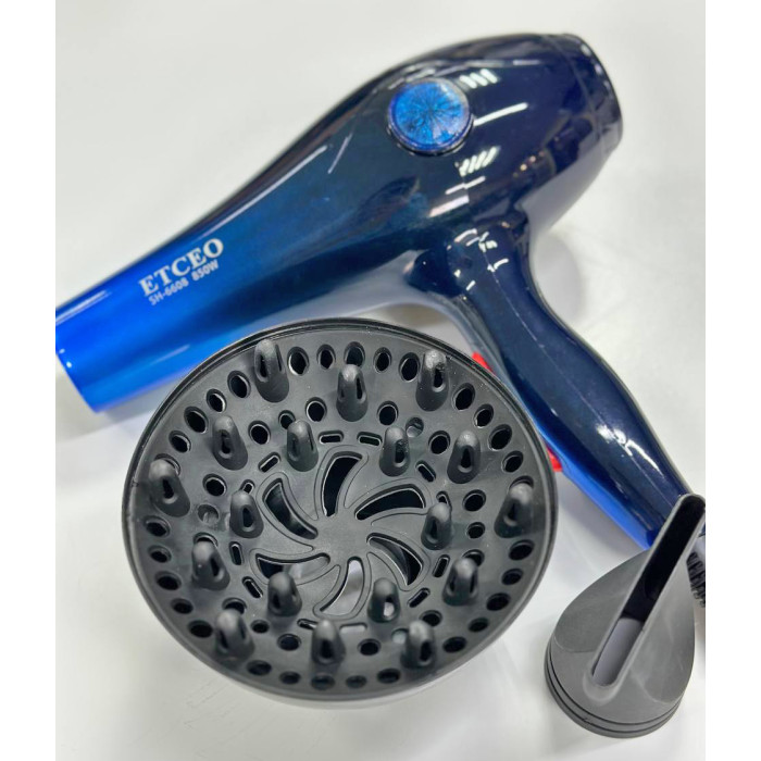 Фен для волосся Etceo SH 6608 Black/Blue