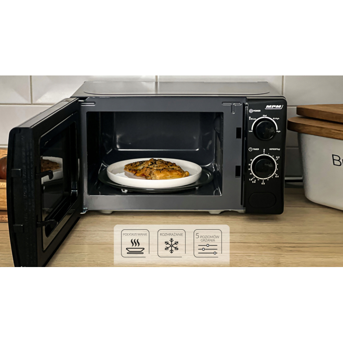 Мікрохвильова піч MPM MPM-20-KMM-12 Black