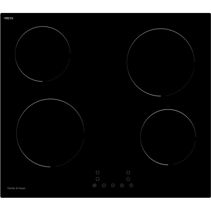 Електрична варильна поверхня GUNTER&HAUER CER 640 Black