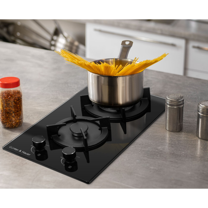 Газова варильна поверхня GUNTER&HAUER GHD 302 Black