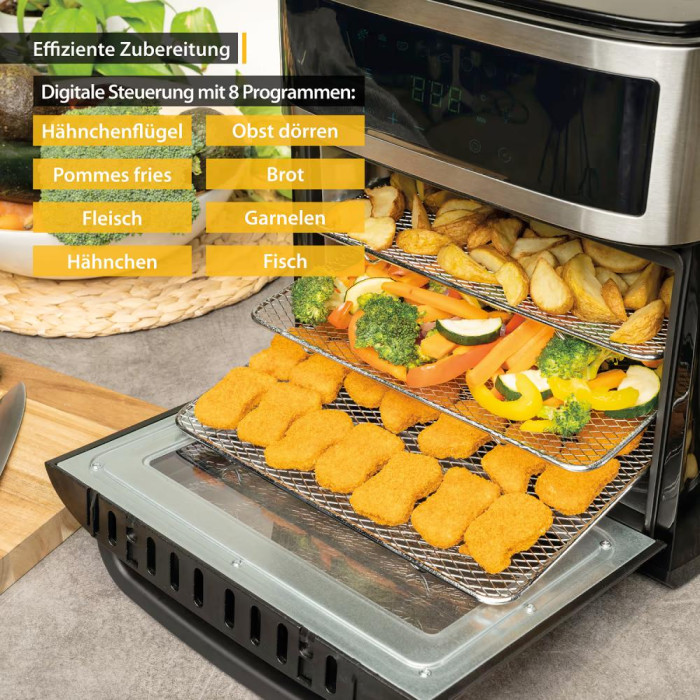 Мультипіч (аерофритюрниця) First Austria FA-5053-5 Black