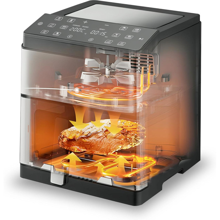 Мультипіч (аерофритюрниця) SOGO SS-10915 Black