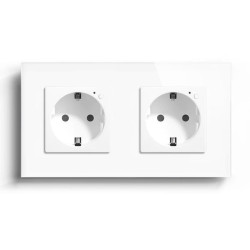 Розумна настінна розетка BSEED Zigbee Wall Socket з моніторингом енергії та захистом для дітей White