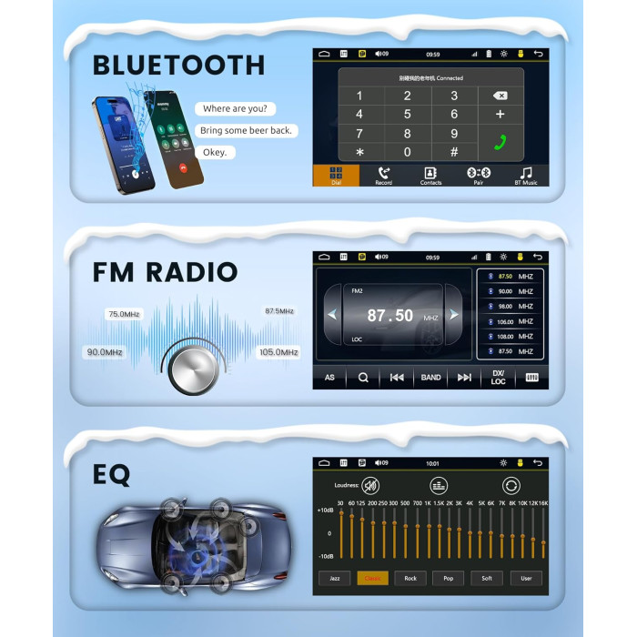 Автомобільна мультимедійна система Rimoody SH4AM23RIM