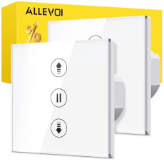 Розумний перемикач для ролет та жалюзі ALLEVOI CS01 6PCS White