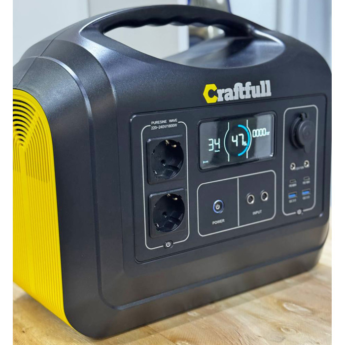 Портативна зарядна станція Craftfull CP1800