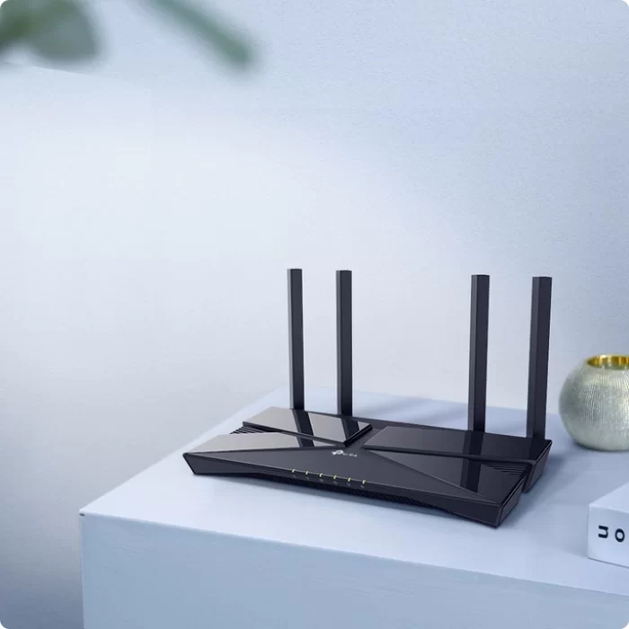 Двухдиапазонный беспроводной маршрутизатор (роутер) TP-Link ARCHER AX1800 (AX1800 Wi-Fi6, 1xGE WAN, 4xGE LAN, OneMesh) Black