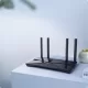 Двухдиапазонный беспроводной маршрутизатор (роутер) TP-Link ARCHER AX1800 (AX1800 Wi-Fi6, 1xGE WAN, 4xGE LAN, OneMesh) Black