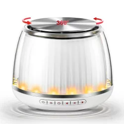 Портативная bluetooth колонка (Динамик) XRDZYXGS с динамической RGB-подсветкой White