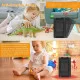 Портативный керамический тепловентилятор PTC-1500N1 Black