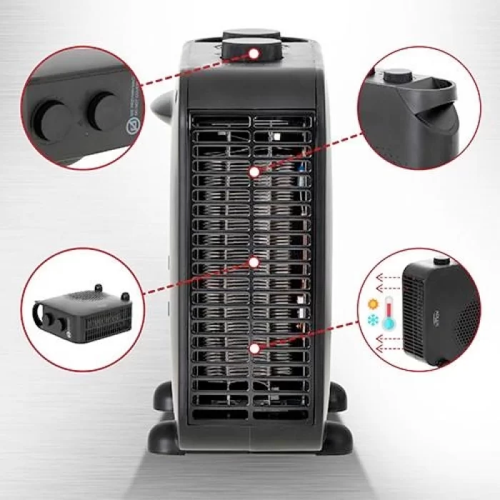 Тепловентилятора Adler AD 7725 Black