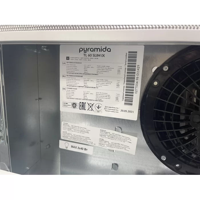 Кухонная вытяжка PYRAMIDA TL 60 SLIM IX