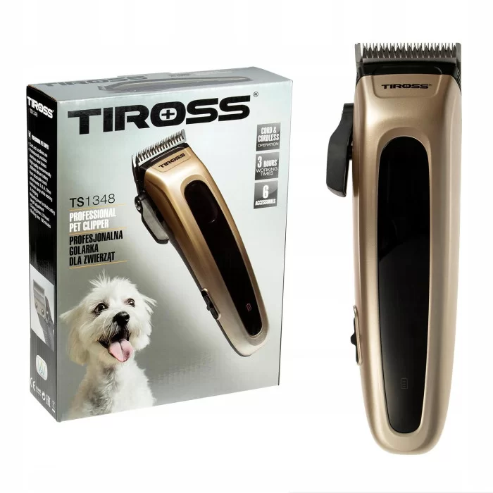 Машинка для стрижки животных Tiross TS-1348